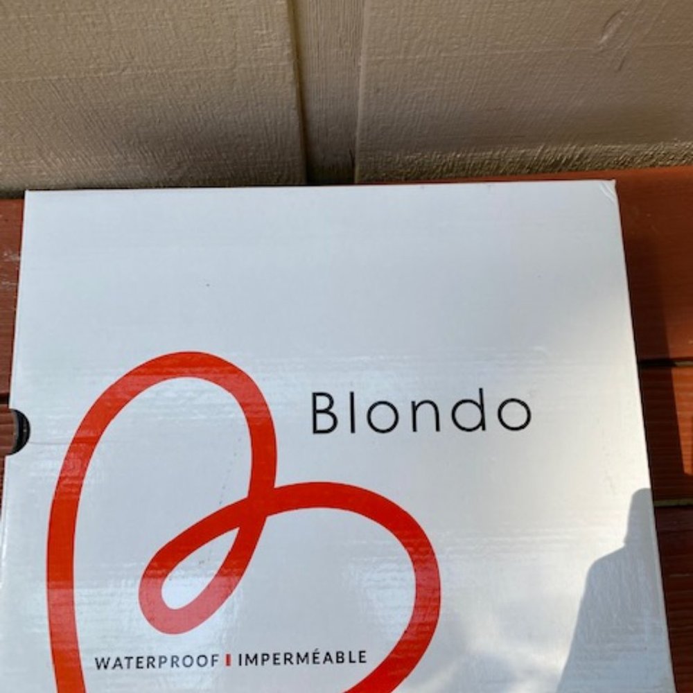 BLONDO Villa Waterproof Bootie Boots Ankle Zip Dark Taupe suede